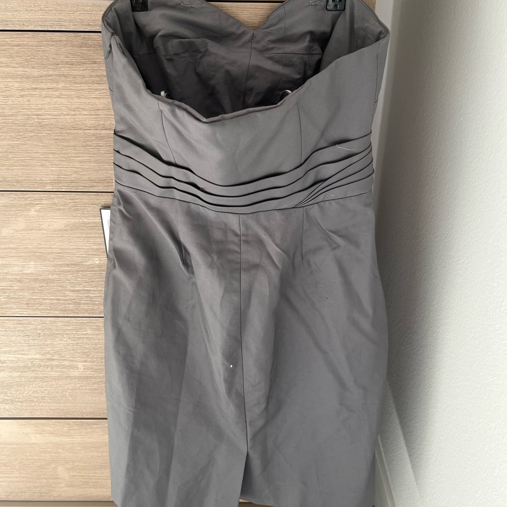 NWT-JCrew Grey Sweetheart neckline - Picture 4 of 4
